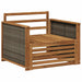 Canapea Medie pentru Exterior Lemn Solid de Acacia natural - WALTI WALTI
