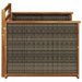 Canapea Medie pentru Exterior Lemn Solid de Acacia natural - WALTI WALTI