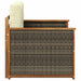 Canapea Medie pentru Exterior Lemn Solid de Acacia natural - WALTI WALTI