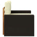Canapea Medie pentru Exterior Lemn Solid de Acacia natural - WALTI WALTI
