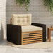 Canapea Medie pentru Exterior Lemn Solid de Acacia natural - WALTI WALTI