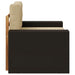 Canapea Medie pentru Exterior Lemn Solid de Acacia natural - WALTI WALTI