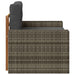 Canapea Medie pentru Exterior Lemn Solid de Acacia natural - WALTI WALTI