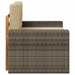 Canapea Medie pentru Exterior Lemn Solid de Acacia natural - WALTI WALTI