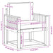 2 Bucată Set de canapele de exterior Poliester - WALTI WALTI