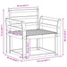 Set de canapele de exterior Lemn Solid de Acacia Alb - WALTI WALTI