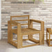 Set de canapele de exterior Lemn Solid de Acacia Alb - WALTI WALTI