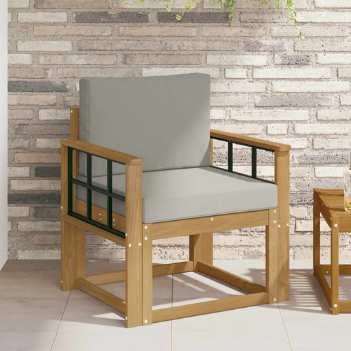 2 Bucată Set de canapele de exterior Poliester - WALTI WALTI