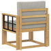 2 Bucată Set de canapele de exterior Poliester - WALTI WALTI