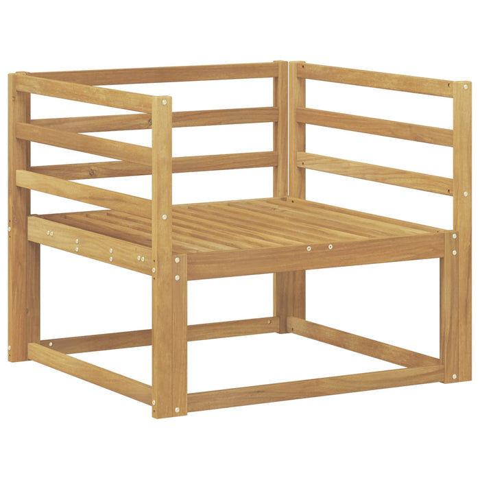 Canapea Medie pentru Exterior Lemn Solid de Acacia Alb - WALTI WALTI