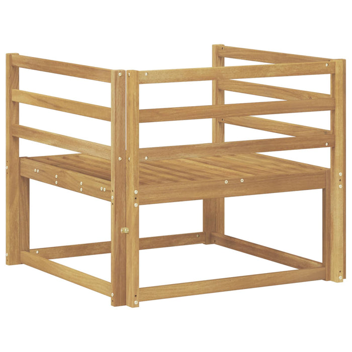 Canapea Medie pentru Exterior Lemn Solid de Acacia Alb - WALTI WALTI