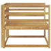 Canapea Medie pentru Exterior Lemn Solid de Acacia Alb - WALTI WALTI