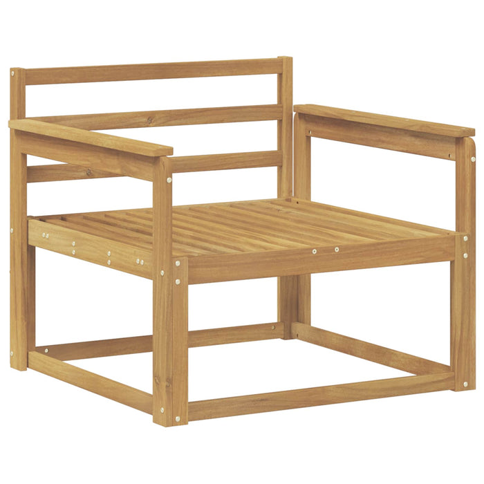 Canapea Medie pentru Exterior Lemn Solid de Acacia Alb - WALTI WALTI