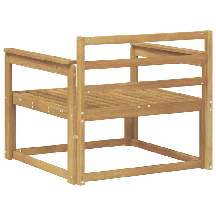 Canapea Medie pentru Exterior Lemn Solid de Acacia Alb - WALTI WALTI
