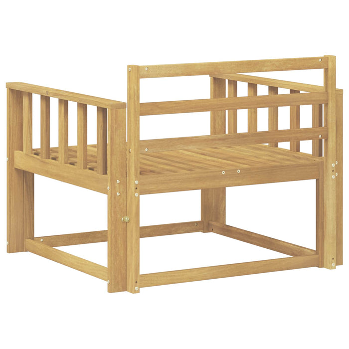 Canapea Medie pentru Exterior Lemn Solid de Acacia Alb - WALTI WALTI