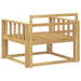 Canapea Medie pentru Exterior Lemn Solid de Acacia Alb - WALTI WALTI