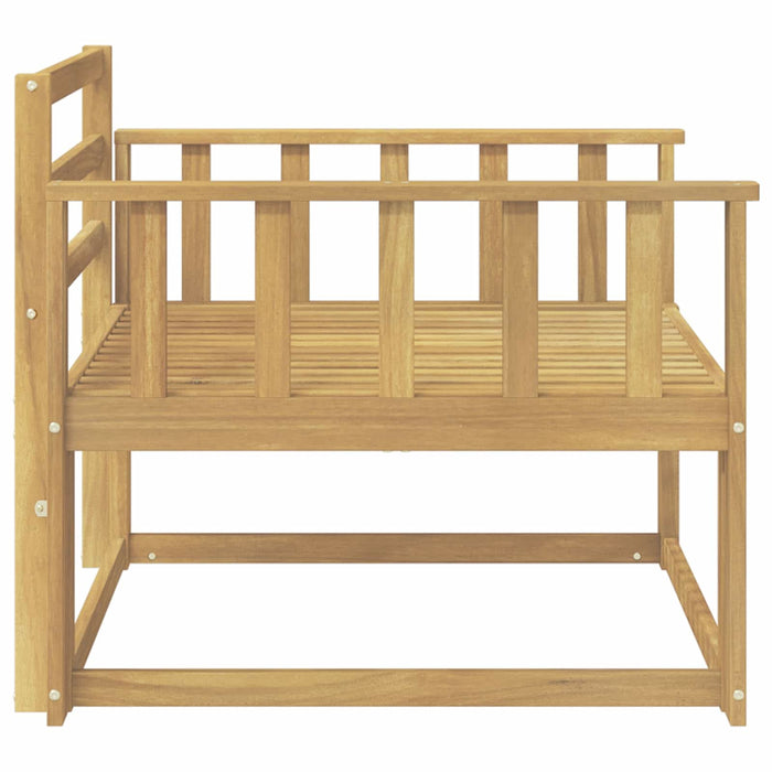 Canapea Medie pentru Exterior Lemn Solid de Acacia Alb - WALTI WALTI