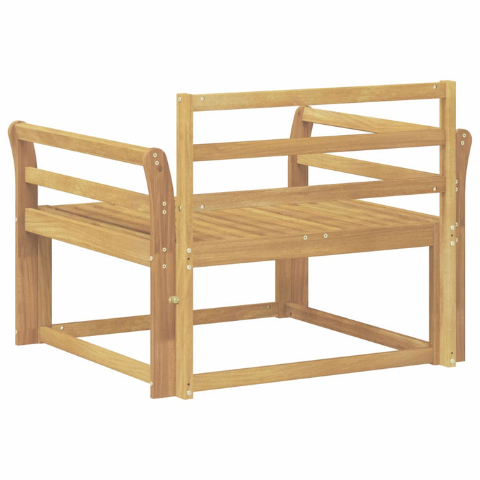 Canapea Medie pentru Exterior Lemn Solid de Acacia Alb - WALTI WALTI