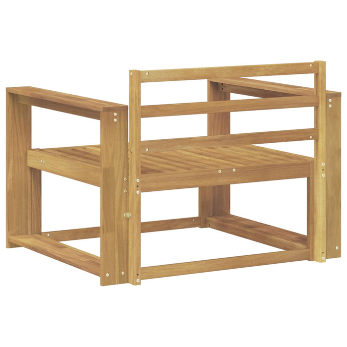 Canapea Medie pentru Exterior Lemn Solid de Acacia Alb - WALTI WALTI