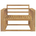 Canapea Medie pentru Exterior Lemn Solid de Acacia Alb - WALTI WALTI