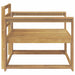 Canapea Medie pentru Exterior Lemn Solid de Acacia Alb - WALTI WALTI