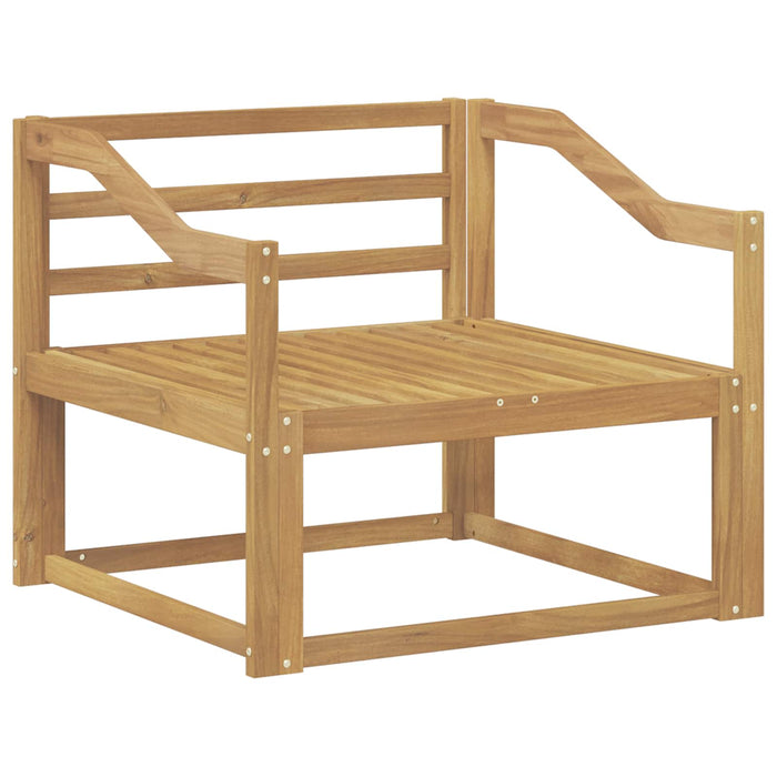 Canapea Medie pentru Exterior Lemn Solid de Acacia Alb - WALTI WALTI
