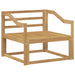 Canapea Medie pentru Exterior Lemn Solid de Acacia Alb - WALTI WALTI