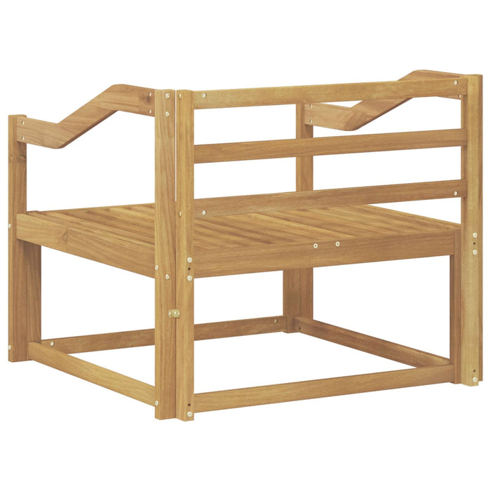 Canapea Medie pentru Exterior Lemn Solid de Acacia Alb - WALTI WALTI