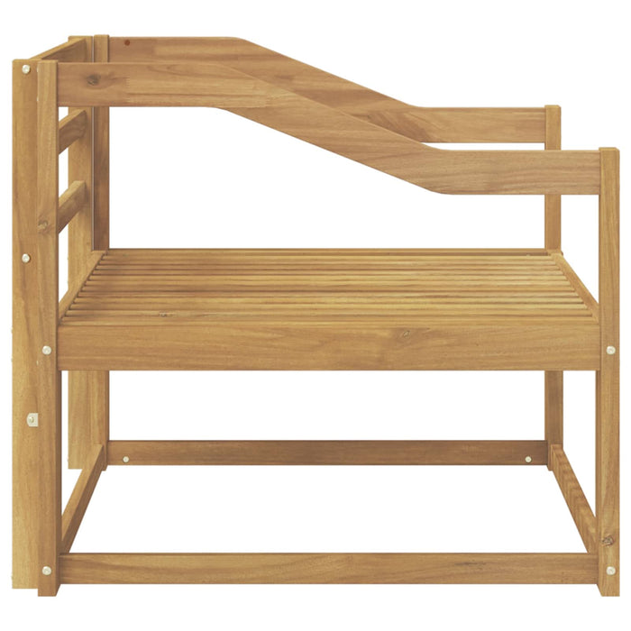 Canapea Medie pentru Exterior Lemn Solid de Acacia Alb - WALTI WALTI