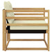 Set de canapele de exterior Lemn solid de Acacia și Textilene - WALTI WALTI