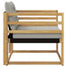 Set de canapele de exterior Lemn solid de Acacia și Textilene - WALTI WALTI