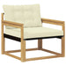 Set de canapele de exterior Lemn solid de Acacia și Textilene - WALTI WALTI