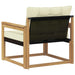 Set de canapele de exterior Lemn solid de Acacia și Textilene - WALTI WALTI