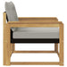 Set de canapele de exterior Lemn solid de Acacia și Textilene - WALTI WALTI
