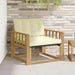 Set de canapele de exterior Lemn solid de Acacia și Textilene - WALTI WALTI