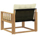 Set de canapele de exterior Lemn solid de Acacia și Textilene - WALTI WALTI