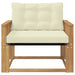 Set de canapele de exterior Lemn solid de Acacia și Textilene - WALTI WALTI