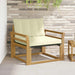 Set de canapele de exterior Lemn solid de Acacia și Textilene - WALTI WALTI