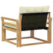 Set de canapele de exterior Lemn solid de Acacia și Textilene - WALTI WALTI