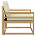 Set de canapele de exterior Lemn solid de Acacia și Textilene - WALTI WALTI
