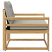 Set de canapele de exterior Lemn solid de Acacia și Textilene - WALTI WALTI