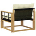 Set de canapele de exterior Lemn solid de Acacia și Textilene - WALTI WALTI