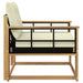 Set de canapele de exterior Lemn solid de Acacia și Textilene - WALTI WALTI