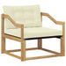 Set de canapele de exterior Lemn solid de Acacia și Textilene - WALTI WALTI