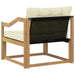 Set de canapele de exterior Lemn solid de Acacia și Textilene - WALTI WALTI