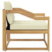Set de canapele de exterior Lemn solid de Acacia și Textilene - WALTI WALTI