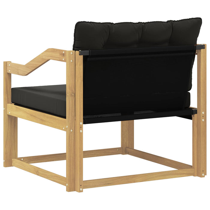 Set de canapele de exterior Lemn solid de Acacia și Textilene WALTI