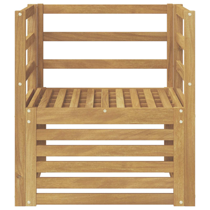 Canapea de exterior Lemn Solid de Acacia Alb - WALTI WALTI