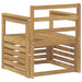 2 Bucată Set de canapele de exterior Lemn Solid de Acacia Alb - WALTI WALTI