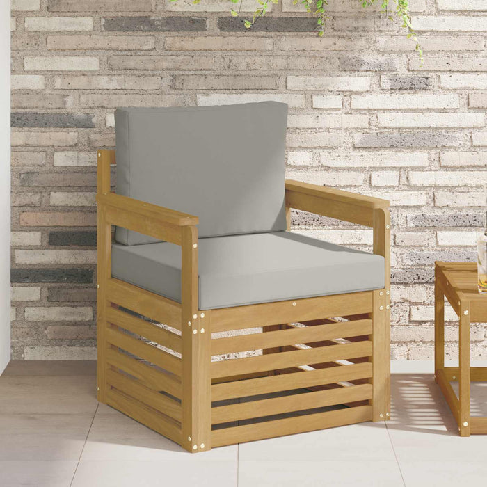 2 Bucată Set de canapele de exterior Poliester - WALTI WALTI